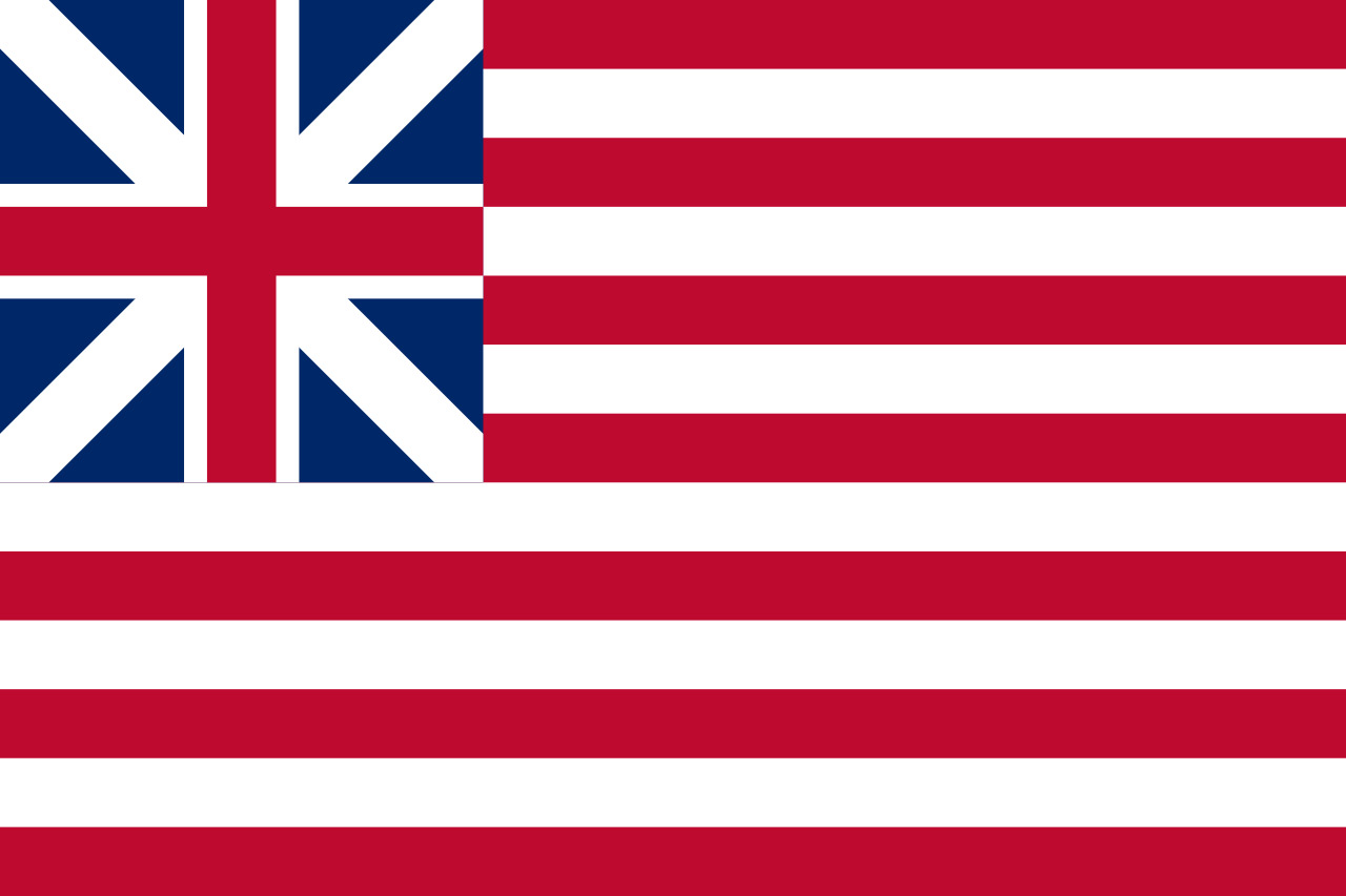 flag with union jack in corner and stars