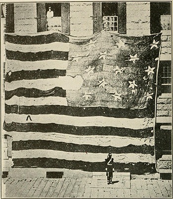 The American Flag that flew over Fort McHenry in 1814