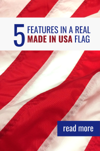 5 features in a made in USA flag