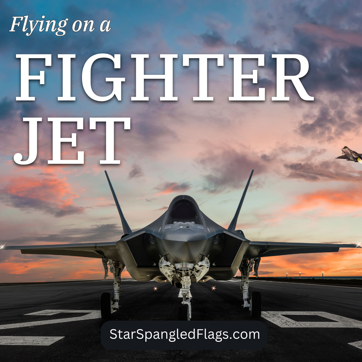 Flying on a Fighter Jet