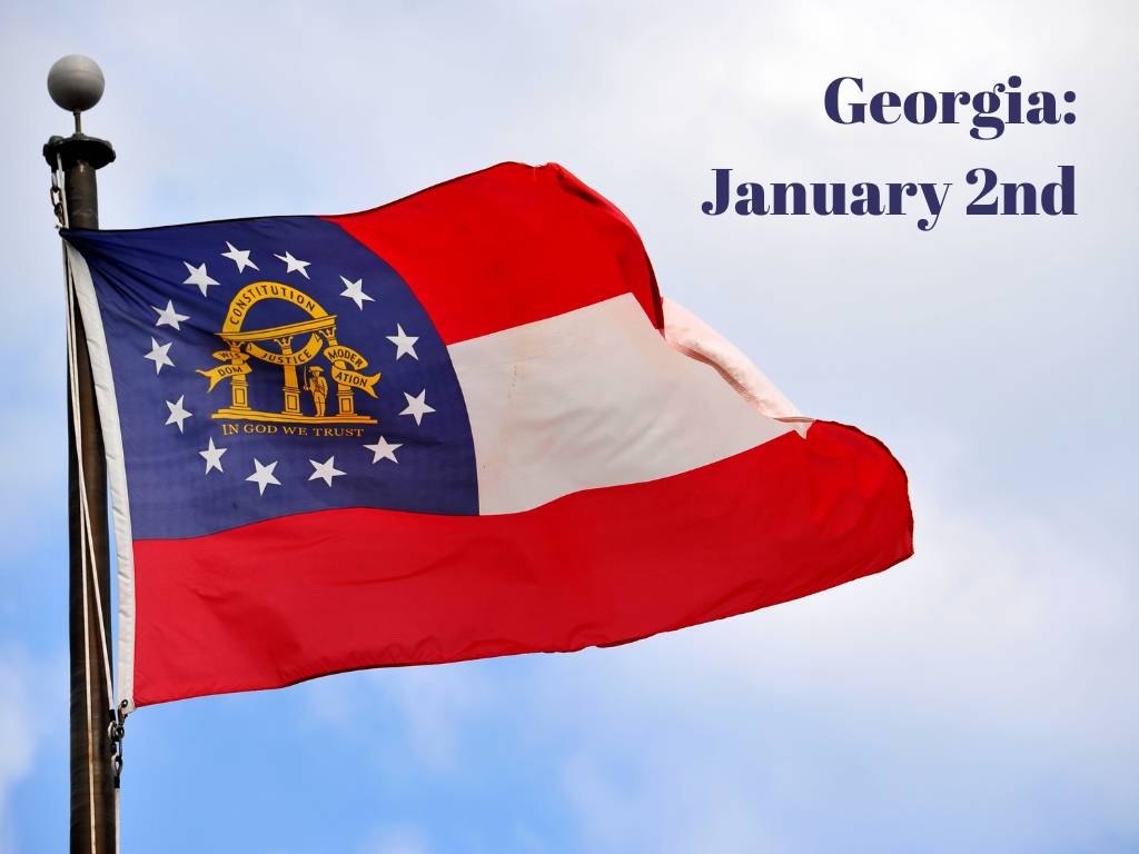 Georgia flag holiday