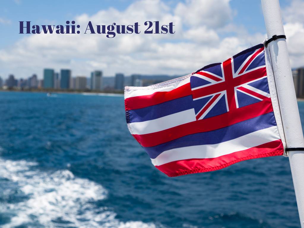 Hawaii flag holiday