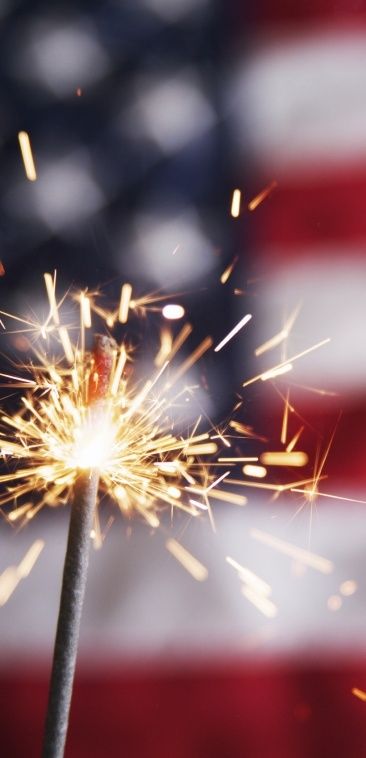 Independence Day celebration with fireworks