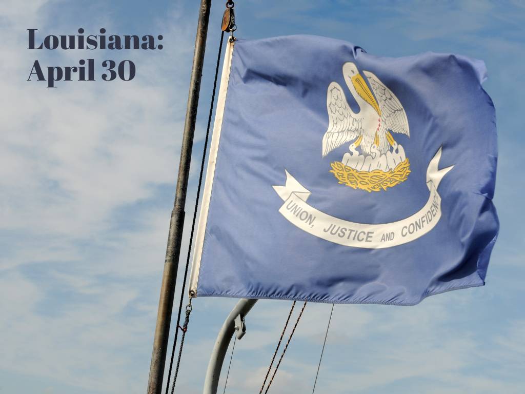 Louisiana flag holiday
