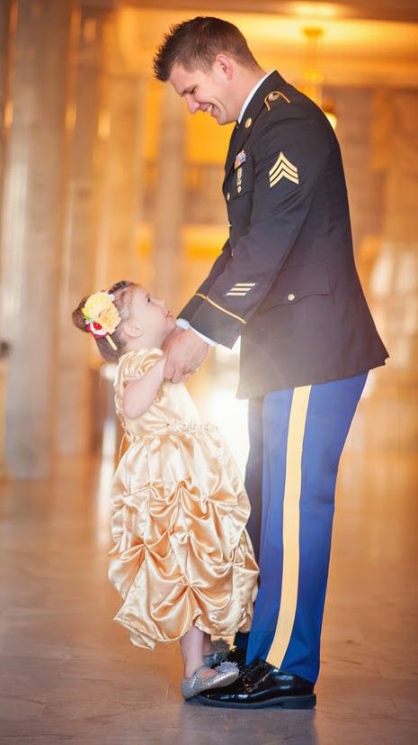 Military Dad & Daugther