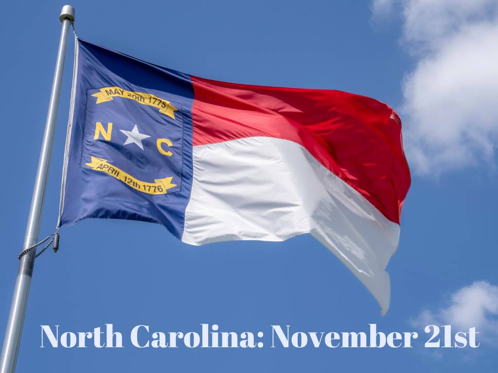 North Carolina flag holiday