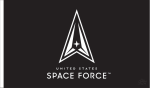 Official US Space Force flag with white delta symbol on black field - 3x5 foot Made in USA