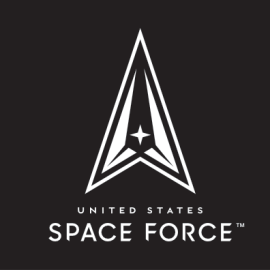 Official US Space Force flag with white delta symbol on black field - 3x5 foot Made in USA