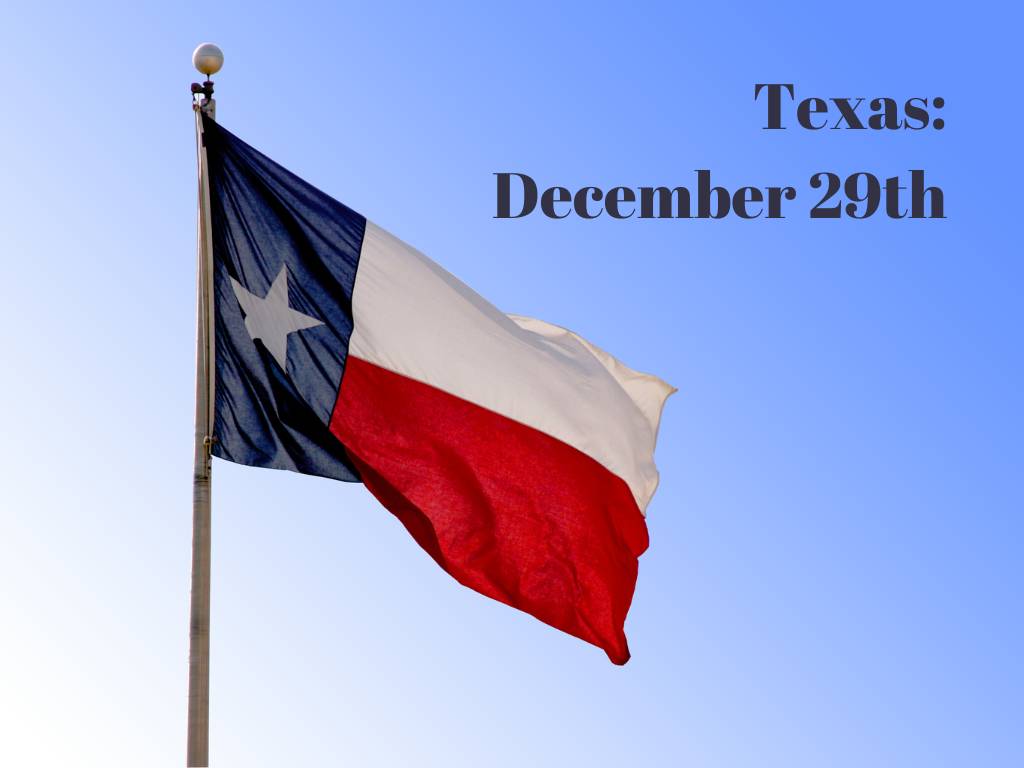 Texas flag holiday