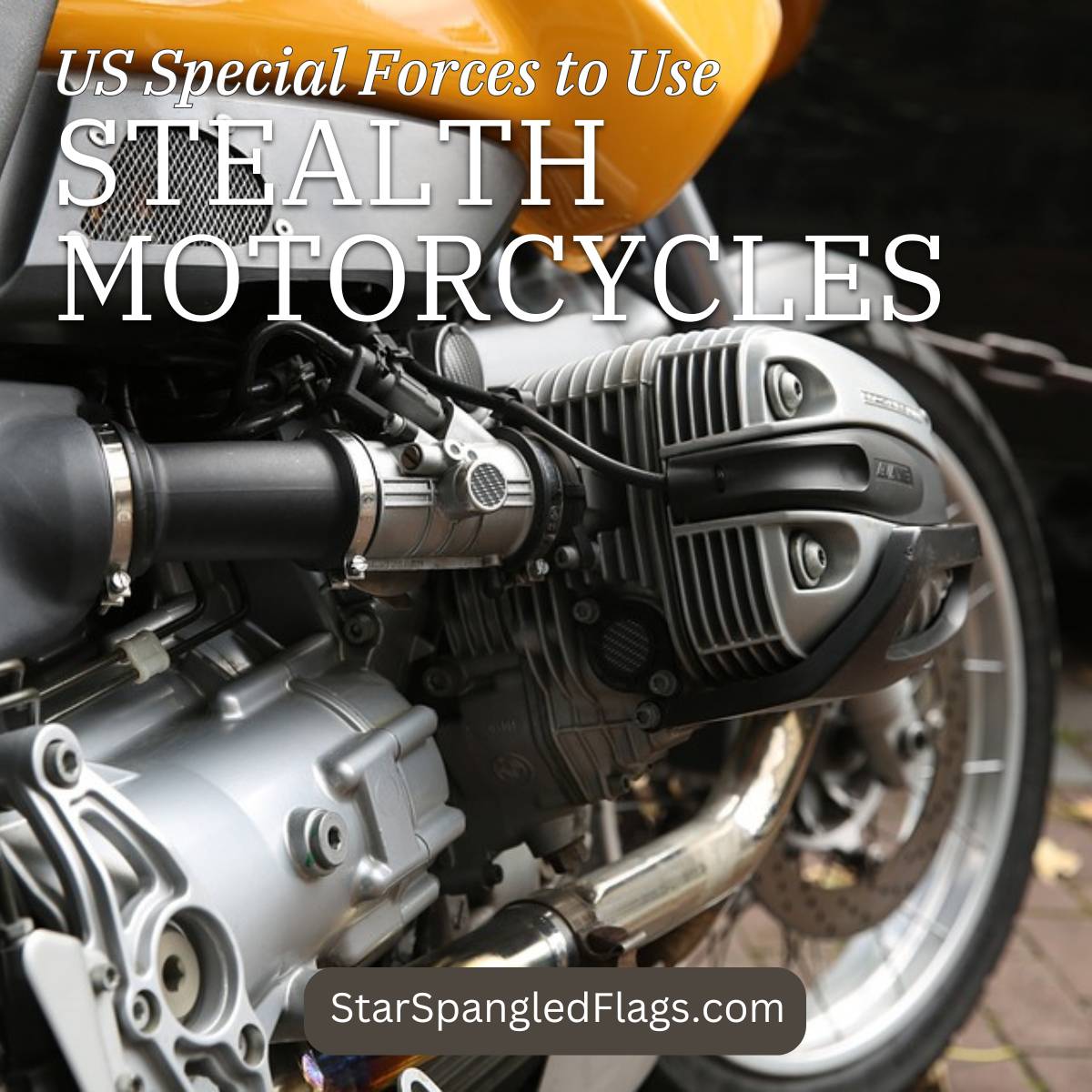 US Special Forces to Use Stealth Motorcycles