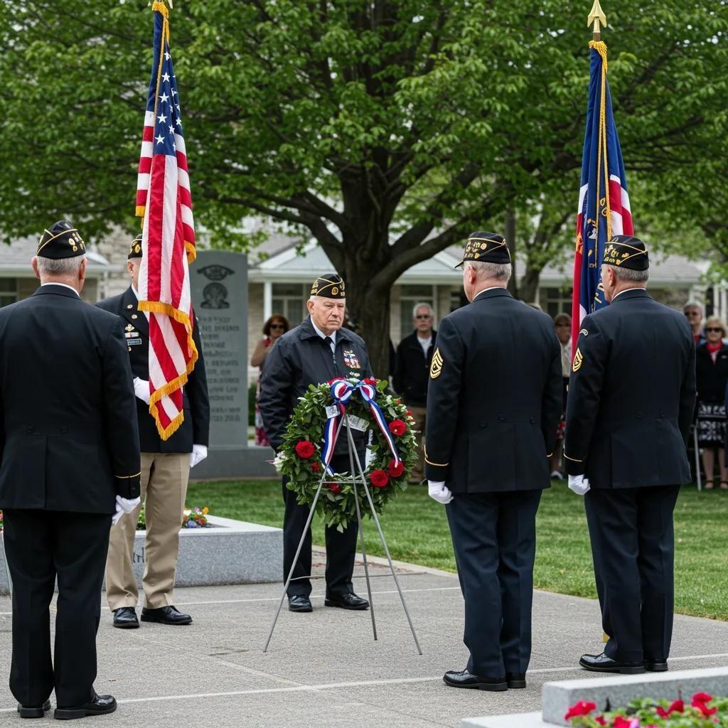 Veterans attending a solemn Pearl Harbor Remembrance Day ceremony, paying tribute to their fellow service members Veterans attending a solemn Pearl Harbor Remembrance Day ceremony