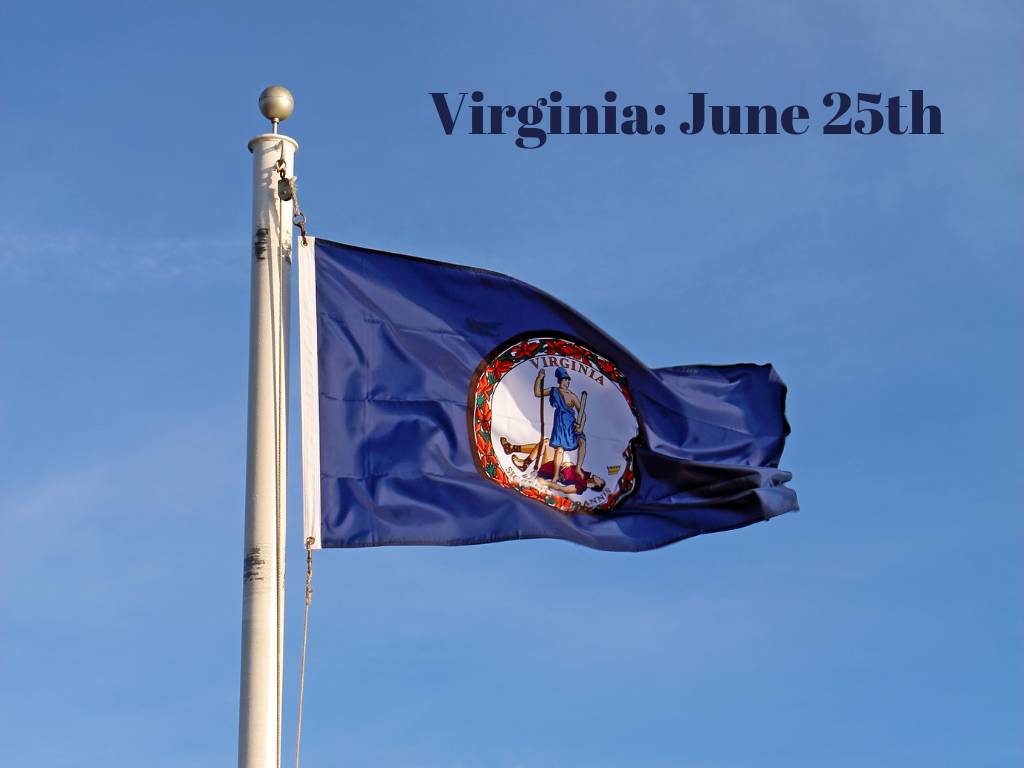 Virginia flag holiday