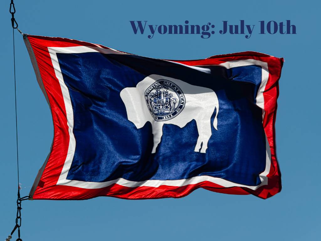 Wyoming flag holiday