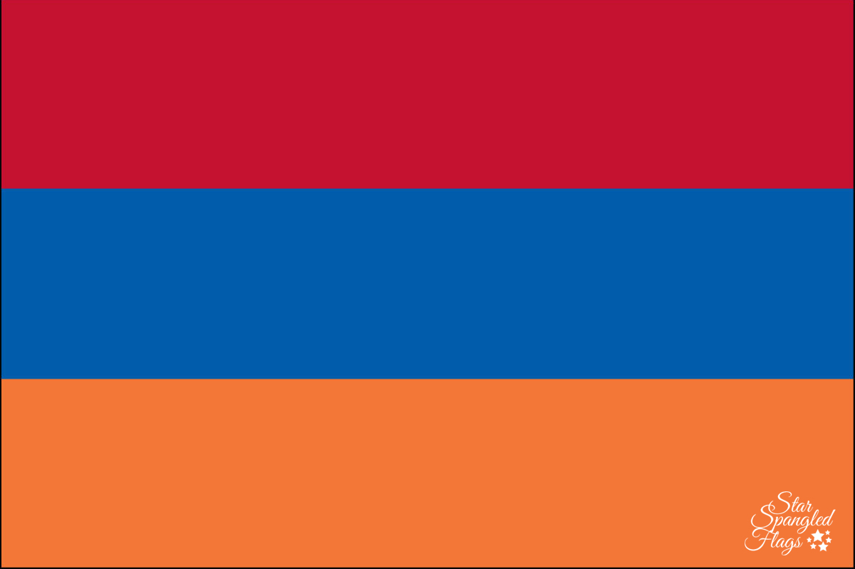 Armenian Flag of Armenia - Armenia Flag ExpressItBest Cushioned Slide-On Sandals/Slides for Men Women and Youth 