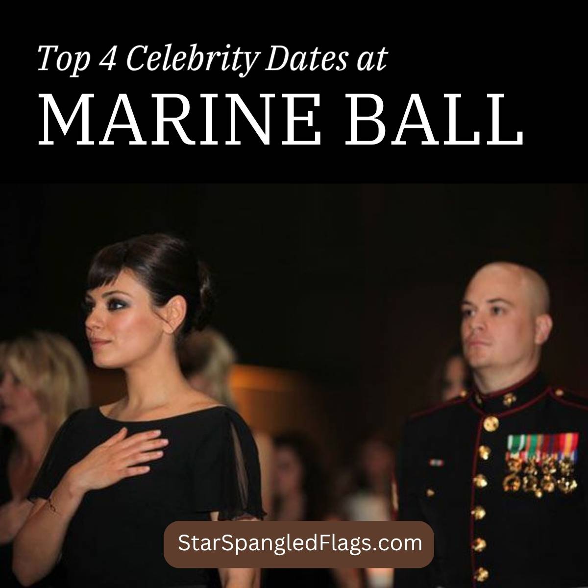 top celebrity dates at marine ball