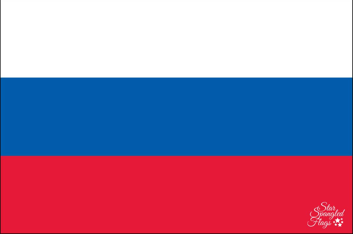 Russian Federation Russia 5'x3' HEAVY-DUTY NYLON Flag 