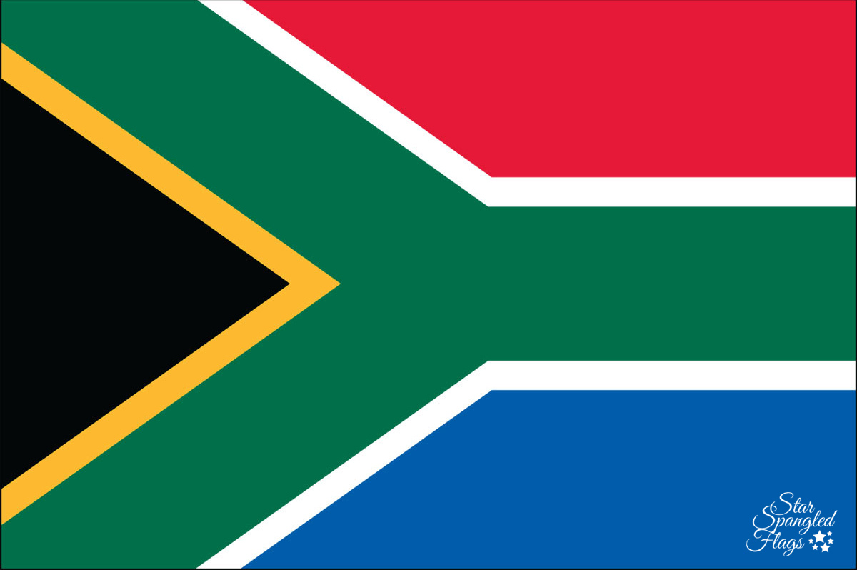 Flag of South Africa for sale, Nylon, Buy - Star Spangled Flags